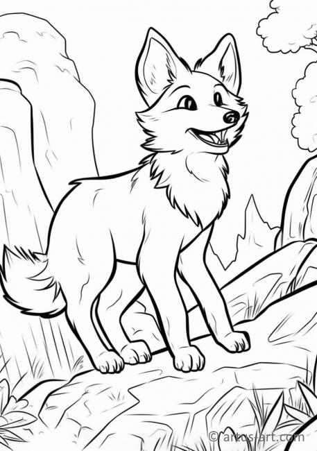 Foxe Coloring Page